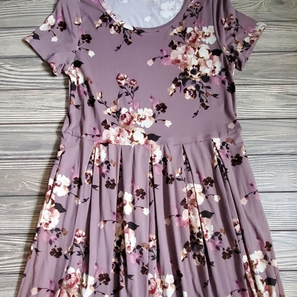 💐 Mauve Floral Dress S M L - Picture 6 of 6